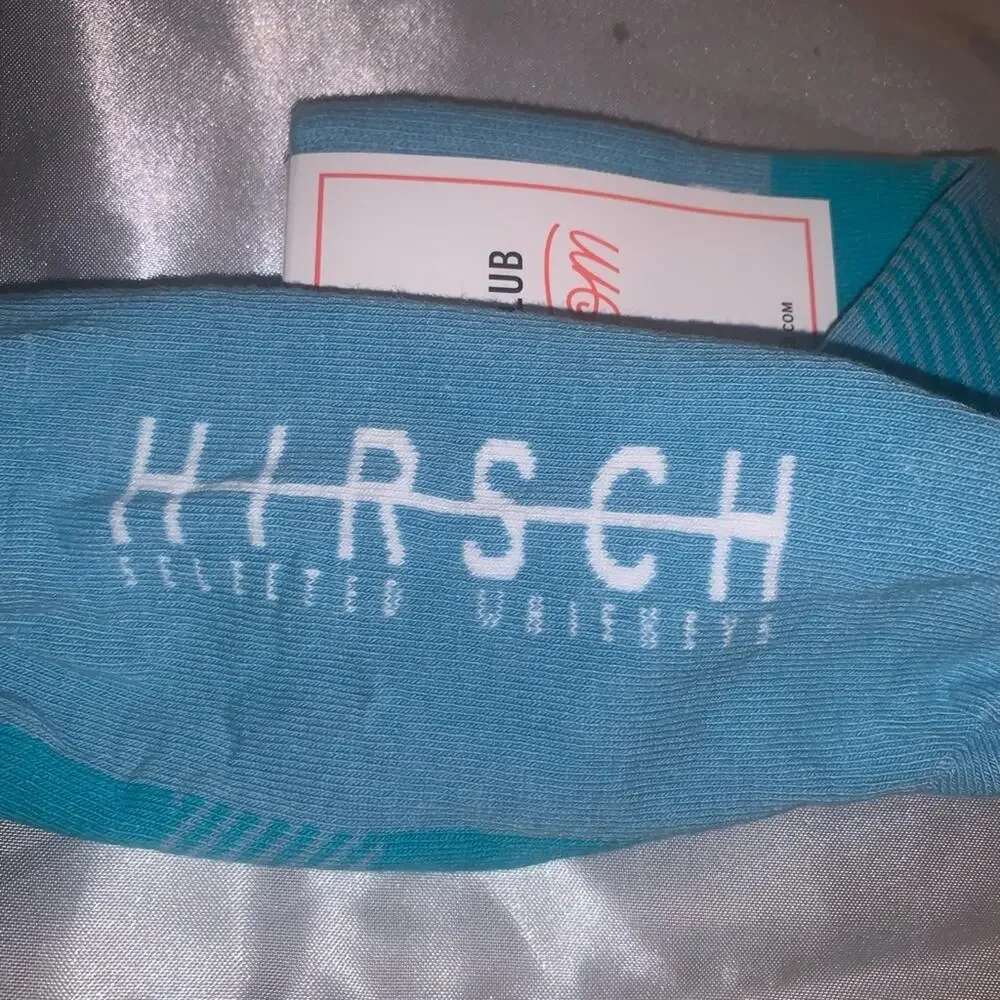 SOCK CLUB Custom Socks.‎ Blue with Turquoise pattern